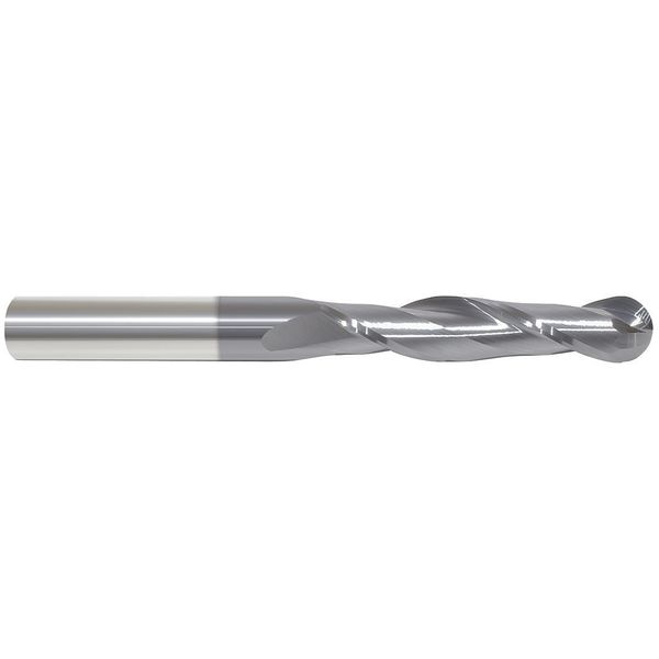 Carbide End Mill, 1/2In, 2FL, Single, 6In