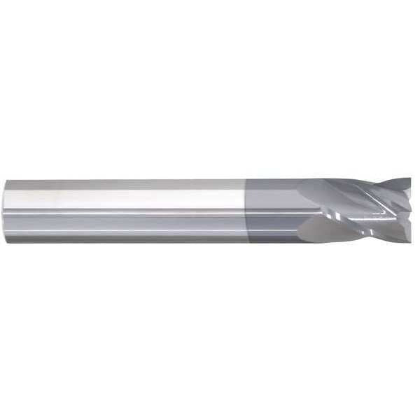 Carbide End Mill, 9/64In, 4FL, Single