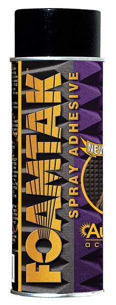 Spray Adhesive, 3 in. W, Aerosol Adhesive