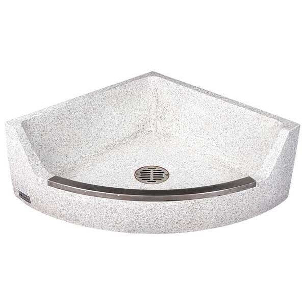 28 W x 28 L x 12 in H, Terrazzo, Mop Sink