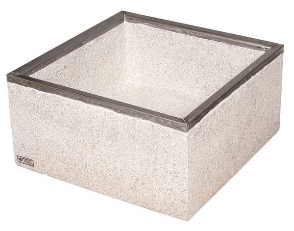 24 W x 24 L x 12 in H, Terrazzo, Mop Sink