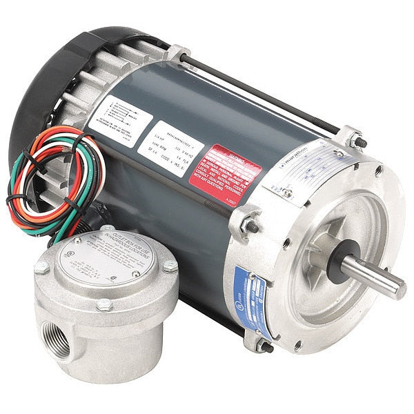 Hazardous Loc Mtr, Cap Strt, TEFC, 1/4 HP
