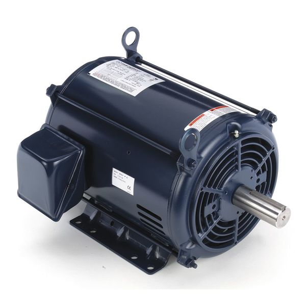 3-Phase Belt Drive Motor, 5, 2 HP, 215T Frame, 200-230V AC Voltage, 1,770/1,175 Nameplate RPM