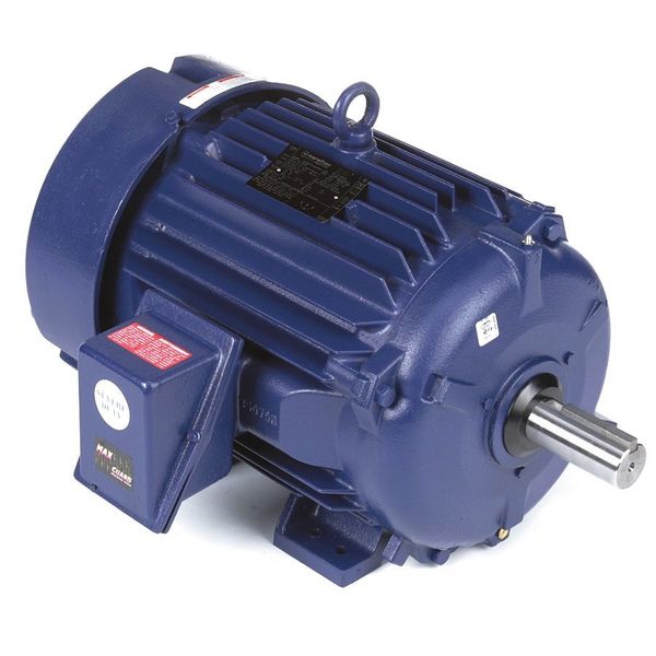 3-Phase Severe Duty Motor, 20 HP, 286T Frame, 460V AC Voltage, 1,180 Nameplate RPM