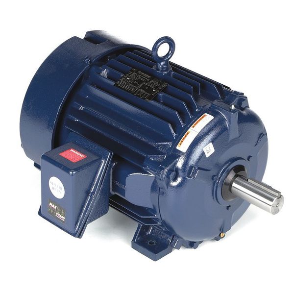 3-Phase Severe Duty Motor, 25 HP, 284T Frame, 230/460V AC Voltage, 1,772 Nameplate RPM