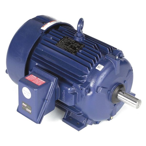 3-Phase Severe Duty Motor, 20 HP, 256T Frame, 230/460V AC Voltage, 1,768 Nameplate RPM