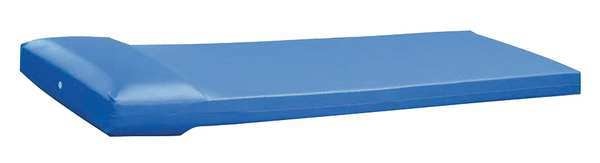 Mattress, 75inL x 30inW x 4-1/2inH, Blue