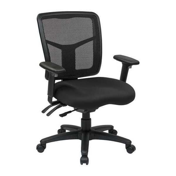 Managerial Chair, Fabric, 18-1/4