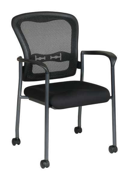 Chair, Stacking, Fabric/Metal, Fabric, Coal