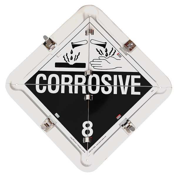 Placard, 13-1/2inx13-1/2in, Flammable