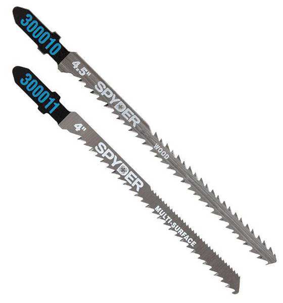 Jigsaw Blade, Steel, L 4 to 4-1/2in.