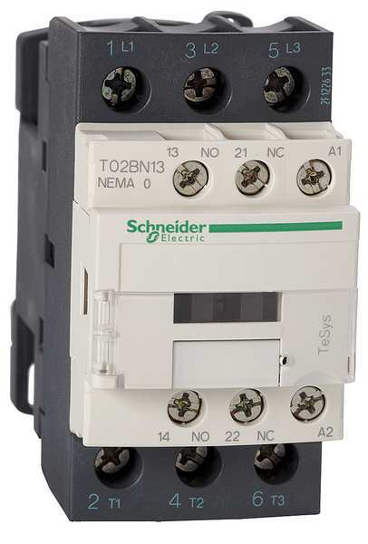 24VDC Non-Reversing Magnetic Contactor 3P 18A NEMA 0