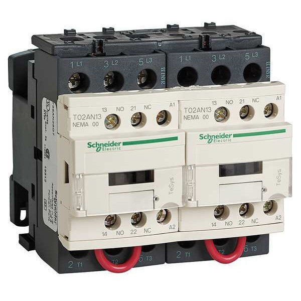 120VAC Reversing Magnetic Contactor 3P 9A NEMA 00