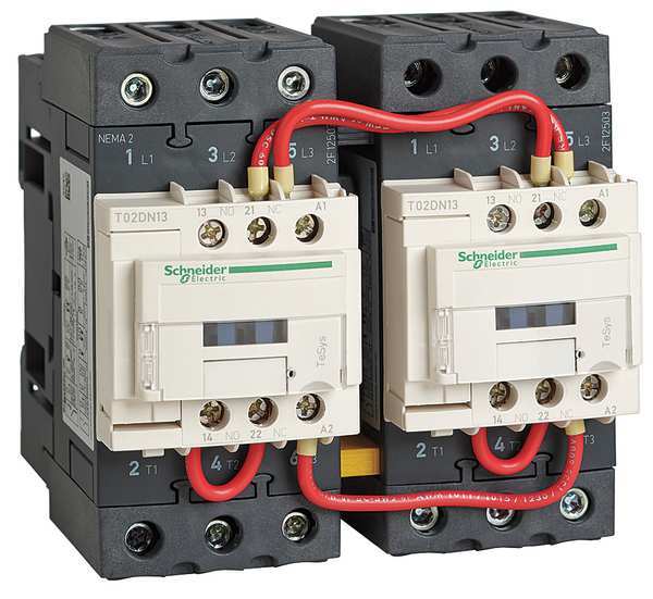 120VAC Reversing Magnetic Contactor 3P 45A NEMA 2