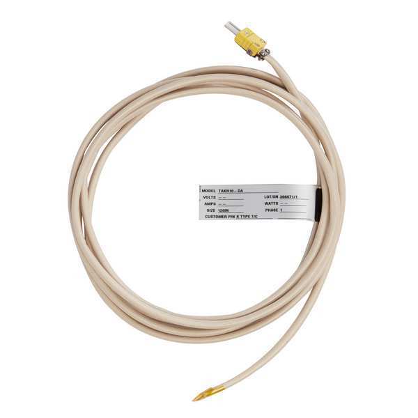 Thermocouple, Type K, 10 ft., Indoor/Outdoor use