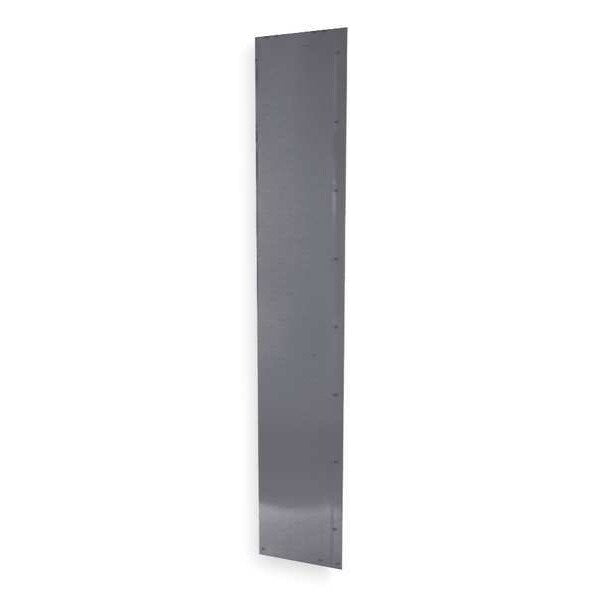 Finished End Panel, D 12 In, H 60 In, Gray