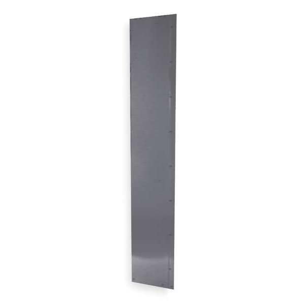 Finished End Panel, D 18 In, H 72 In, Gray