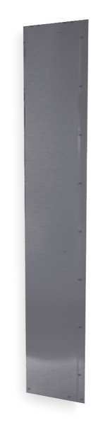 Finished End Panel, D 21 In, H 72 In, Gray
