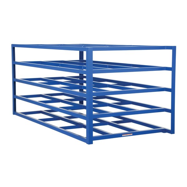 Starter Horizontal Sheet Storage Rack, 102 in D, 54 in W, 5 Shelves