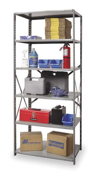 Metal Shelving Unit, 12